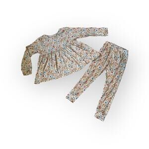 Figge Floral Peplum And Pants Set